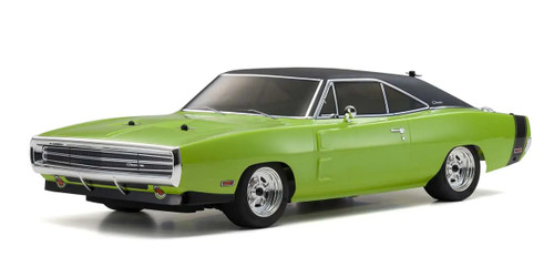 Kyosho  RC Car 1970 DODGE CHARGER 4wd W/ 11.1v Lipo + Charger -RTR-*GREEN*