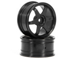 HPI 1/10 TE37 WHEEL 26mm BLACK 6mm OFFSET (2pcs) #3846