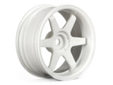 HPI 1/10 TE37 WHEEL 26mm WHITE 3mm OFFSET (2pcs) #3840