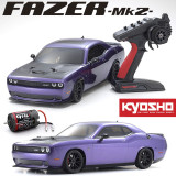 Kyosho Fazer RC Car Dodge Challenger SRT Hellcat 4wd PURPLE -RTR- 