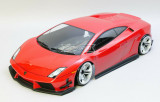 1/10 RC Car BODY Shell LAMBORGHINI GALLARDO Body Shell *FINISHED* -RED-