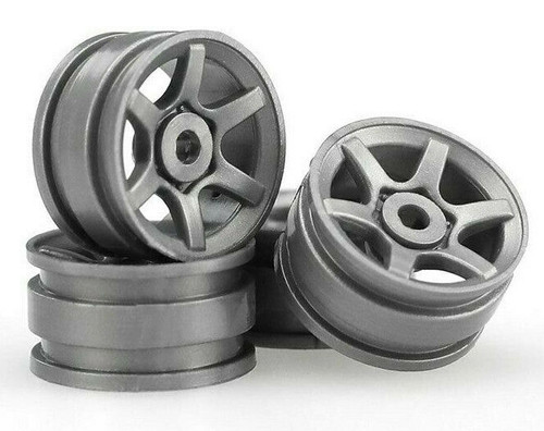  Orlandoo RC 1/32 Parts Plastic WHEELS Rims (4PCS) -SILVER- GA0007
