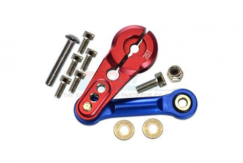 GPM Arrma Aluminum SERVO HORN Kraton Senton Typhon Tailon #mak16025t RED