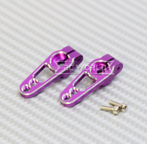 RC Servo HORN 25T Aluminum Low Profile (2 HORNS) - PURPLE -