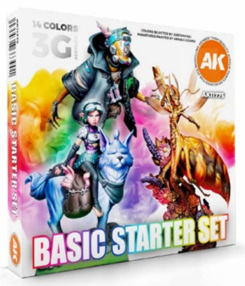 AK Interactive 14 Selected Colors Basic Starter Set #AK-11775