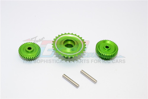 GPM Aluminum Gears For HOR RC Bike 52T 53T 55T (3PCS) -GREEN-