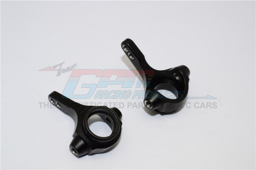 GPM Tamiya Aluminum Knuckles For TA02-TA03-CC01-(Ta3021) BLACK