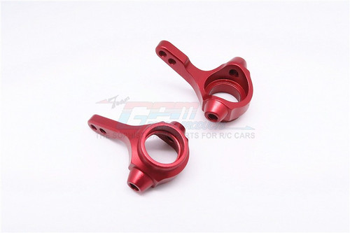 GPM Tamiya Aluminum Knuckles For TA02-TA03-CC01-(Ta3021) RED