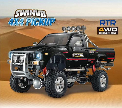 RC 1/10 TOYOTA PICK UP 4X4 Truck *RTR* -BLACK-