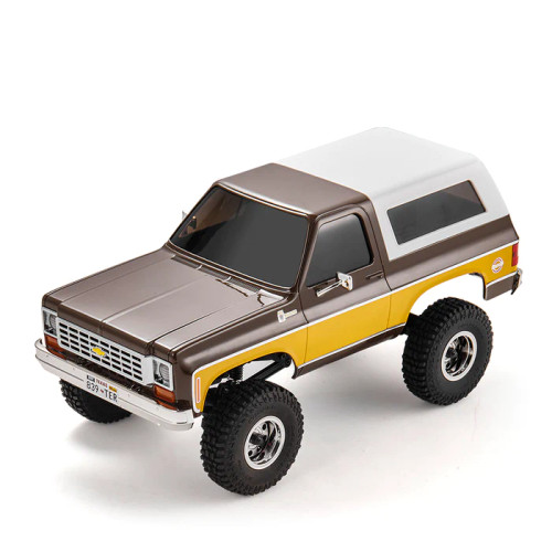 RC 1/24 Truck CHEVY K5 BLAZER SUV/PickUp 2-Speed 4X4 *RTR* -BROWN-