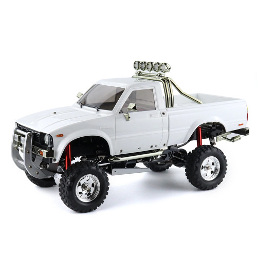 RC 1/10 Toyota Pickup Truck BRUISER Hard Body Shell W/ Nerf Bars WHITE