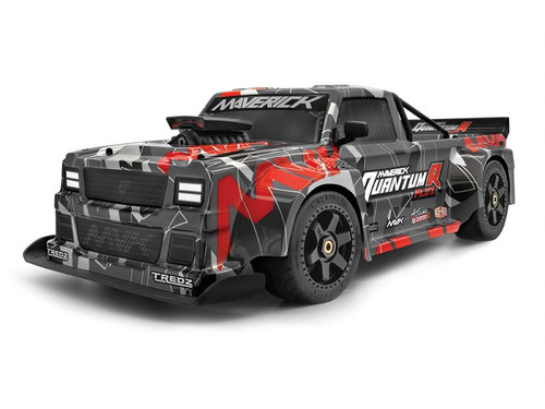 HPI 1/8 RC Maverick BRUSHLESS QuantumR Flux AWD Street Truck -RTR - RED