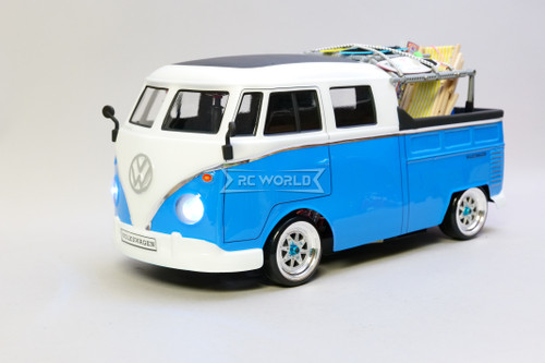 RC 1/10 VW BUS Pick Up Beach Edition AWD Belt CAR -RTR- BLUE