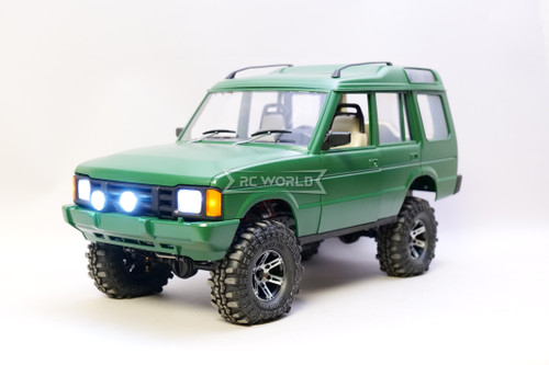 Custom 1/10 RC Land Rover DISCOVERY 4x4 w/ LED w/ Engine Sounds RTR w/ LED Lights 