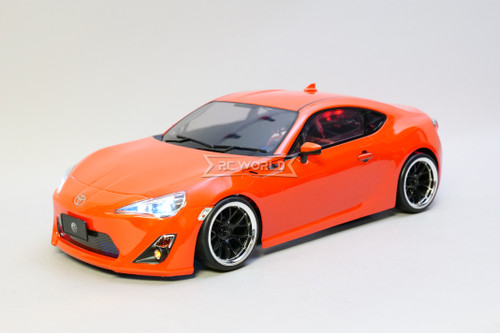 Custom RC 1/10 Drift SUBARU BRZ AWD Drift Car RTR W/ LED -RED-