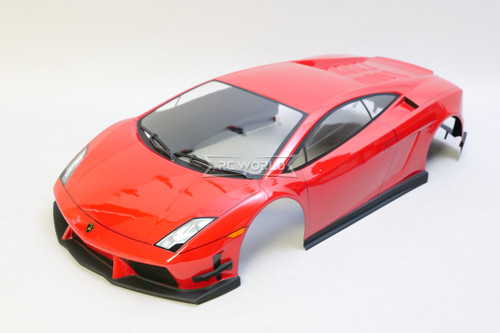 1/10 RC Car BODY Shell LAMBORGHINI GALLARDO Body Shell *FINISHED* -RED-