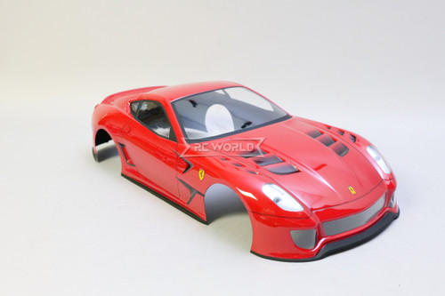 1/10 RC Car BODY Shell FERRARI 599XX *FINISHED*