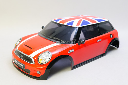 RC 1/10 Car BODY Shell MINI COOPER *FINISHED* -RED-