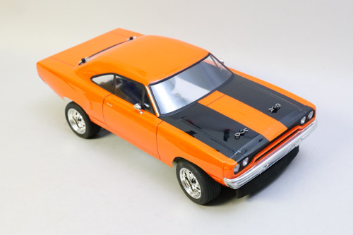 RC Car 1970 PLYMOUTH Road Runner 4wd *ORANGE* -RTR-