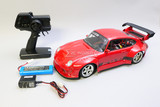 Custom Tamiya 1/10 RC PORSCHE RWB w/ L.E.D Lights -RTR- *RED*