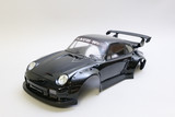 Pandora 1/10 Body Shell PORSCHE 993 RWB -FINISHED-*BLACK*