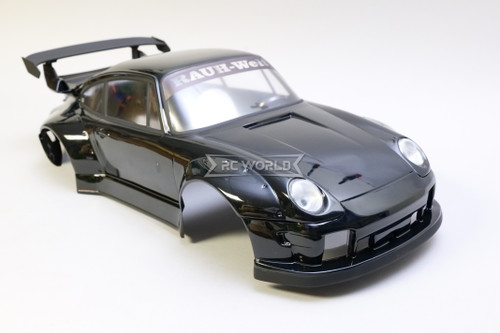 Pandora 1/10 Body Shell PORSCHE 993 RWB -FINISHED-*BLACK*