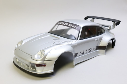 Pandora 1/10 Body Shell PORSCHE 993 RWB -FINISHED-*SILVER*