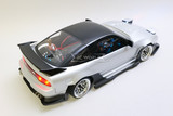 RC 1/10 Drift NISSAN 180SX Brushless w/ Pop Up Lights + Sounds -RTR- SILVER