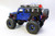 Custom 1/10 RC JEEP WRANGLER Rubicon 4X4 w/ LED 2- Speed 11.1V *RTR* -BLUE-