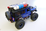 Custom 1/10 RC JEEP WRANGLER Rubicon 4X4 w/ LED 2- Speed 11.1V *RTR* -BLUE-