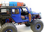 Custom 1/10 RC JEEP WRANGLER Rubicon 4X4 w/ LED 2- Speed 11.1V *RTR* -BLUE-