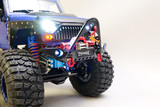 Custom 1/10 RC JEEP WRANGLER Rubicon 4X4 w/ LED 2- Speed 11.1V *RTR* -BLUE-