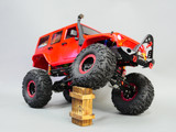 Custom Built 1/10 RC JEEP WRANGLER RUBICON V8 Rock Crawler 8.4V *RTR* Red