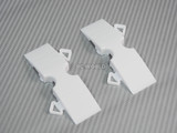 Rc Track Parts STRAIGHT SHORT Tetsujin Kerbs -WHITE- (2pcs)