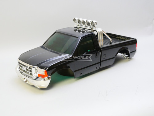 1/10 Ford F350 Pickup Truck Hard Body Shell BLACK