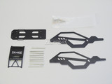 For Axial SCX24 1/24 METAL BODY CAGE Carbon/Aluminum BLACK