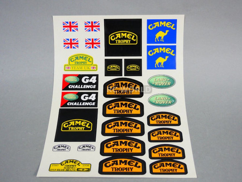 RC Land Rover Camel Trophy Decals