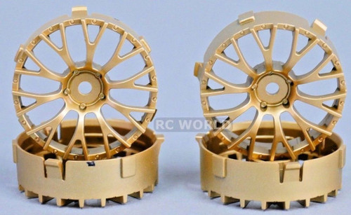 Tetsujin DAISY Rim INSERTS Disk Adjustable Offset - GOLD - (4pc) TT-7634