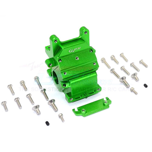 GPM Arrma Aluminum GEARBOX Front/Rear Kraton Senton Typhon Tailon # MAK012 GREEN