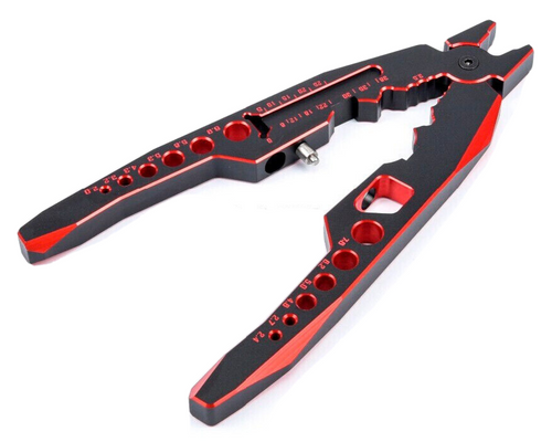 RC Shocks Suspension PLIERS TOOL Multi-Function  -BLACK / RED-