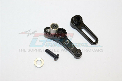 GPM SERVO ARM 23T For Kyosho HOR Bike #KM023TM26 - BLACK-