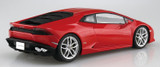 Aoshima 1/24 Lamborghini Huracan 2014 Pre-Painted Body -RED- Plastic Model Kit