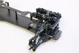 RC 1/10 DRIFT Chassis RWD Carbon Fiber / Aluminum -ASSEMBLED- BLACK