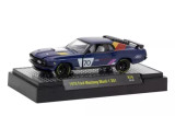 M2 Machines 1/64 1970 Ford Mustang Mach 1 351 -BLUE-