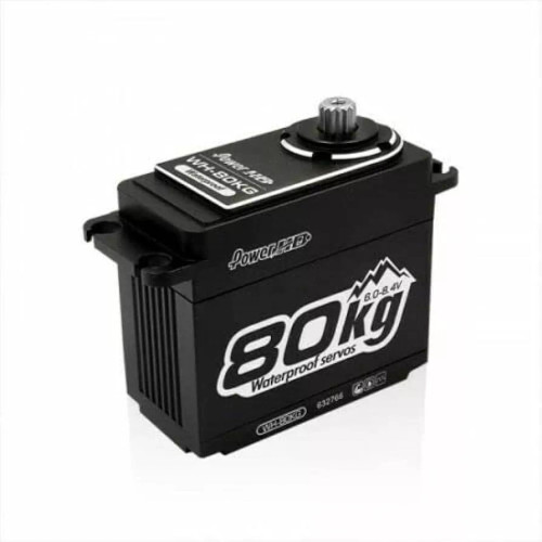 1/5 Large SERVO Waterproof METAL Gear DIGITAL SERVO High Torque 80KG 15T WH-80V1