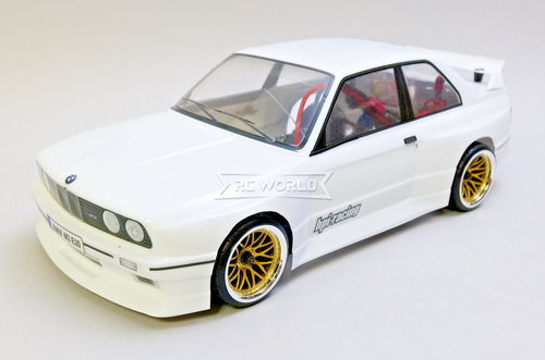 RC 1/10 BMW E30 M3 Drift Car RTR W/ LED + Magnet Mounts -WHITE-