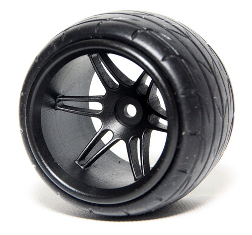 Radio Grip Scale WHEEL w/ Silicone Tire For Pistol RADIO - BLACK -