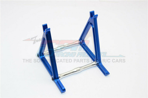 GPM Rear Wheel Stand For HOR RC Bike Aluminum #KM888  -BLUE-