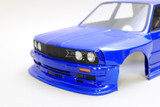 RC 1/10 Body Shell BMW E30 M3 W/ Wide Fender *BLUE*