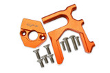 GPM Arrma Aluminum MOTOR MOUNT Front/Rear Infraction Kraton #mak01718a ORANGE